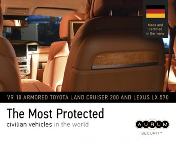 Armored Lexus LX570 VR10 Germany Made